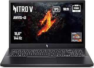 ACER Nitro 5 ANV15-41-R9NM, 15.6 inch Full HD IPS 144Hz Gaming Laptop (AMD Ryzen 7 7735HS, NVIDIA GeForce RTX 4060, 16GB R…