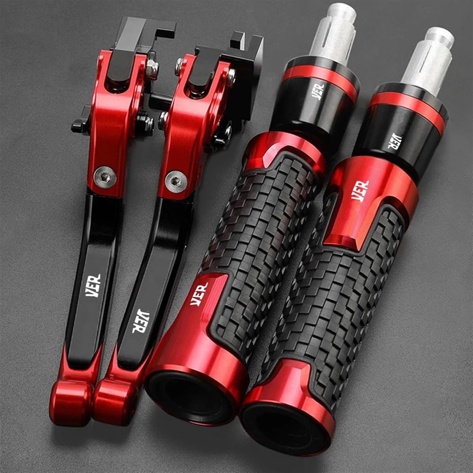 Palancas de embrague ajustables y puños deportivos para moto Aprilia Shiver GT 750