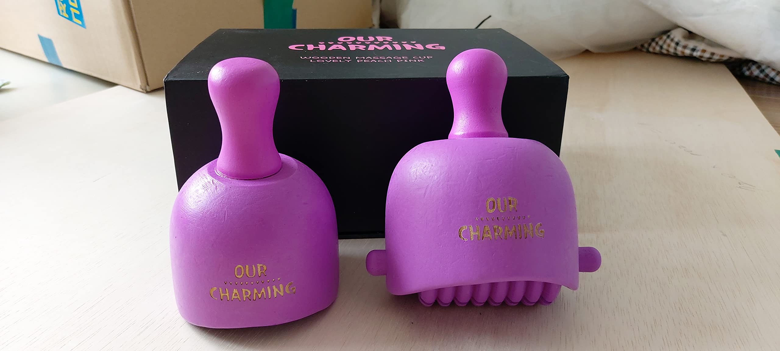 OUR CHARMING Wooden Massage Cups