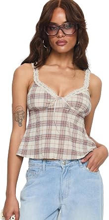 Princess Polly Womens It Up Tie Detail Top