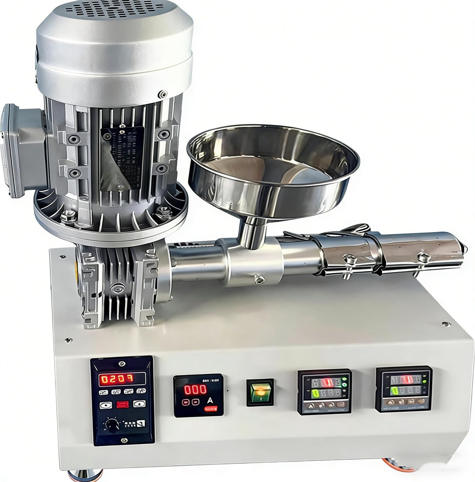 WYBYYDS Laboratory Micro Extruder 1000W – Benchtop Small Screw Extruder Machine, 0-350℃ Heating for DIY 1.75mm/3.0mm Filament Maker