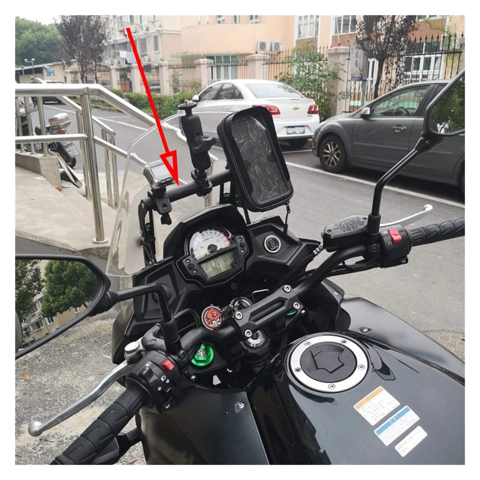 Telefoonhouder Voor KAWASAKI Voor VERSYS 650 Voor KLE650 Telefoonhouder Voor KAWASAKI Voor VERSYS 650 Voor KLE650