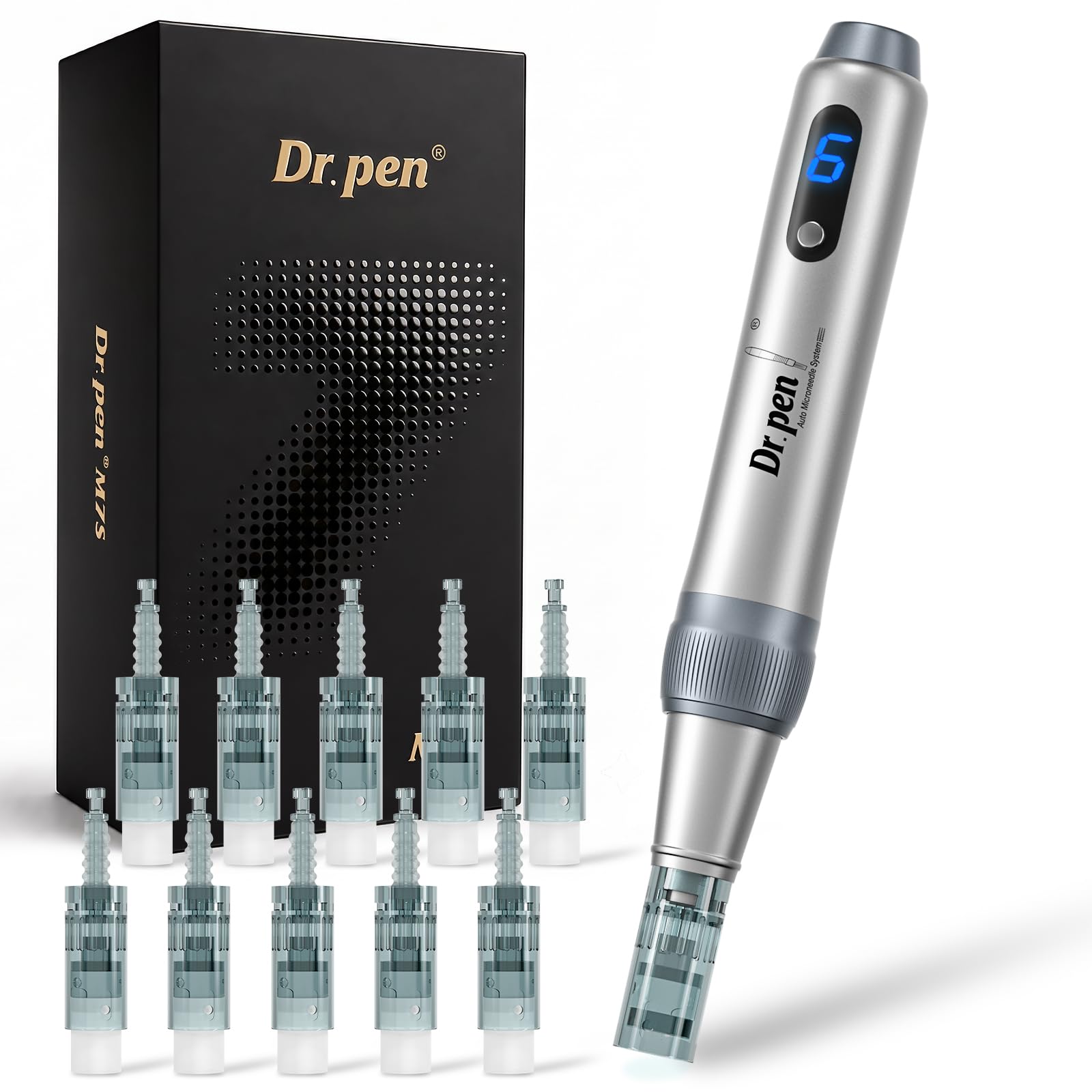 Dr pen M7S Microneedling Pen Microneedle Roller Pen 0.25mm for Home Use