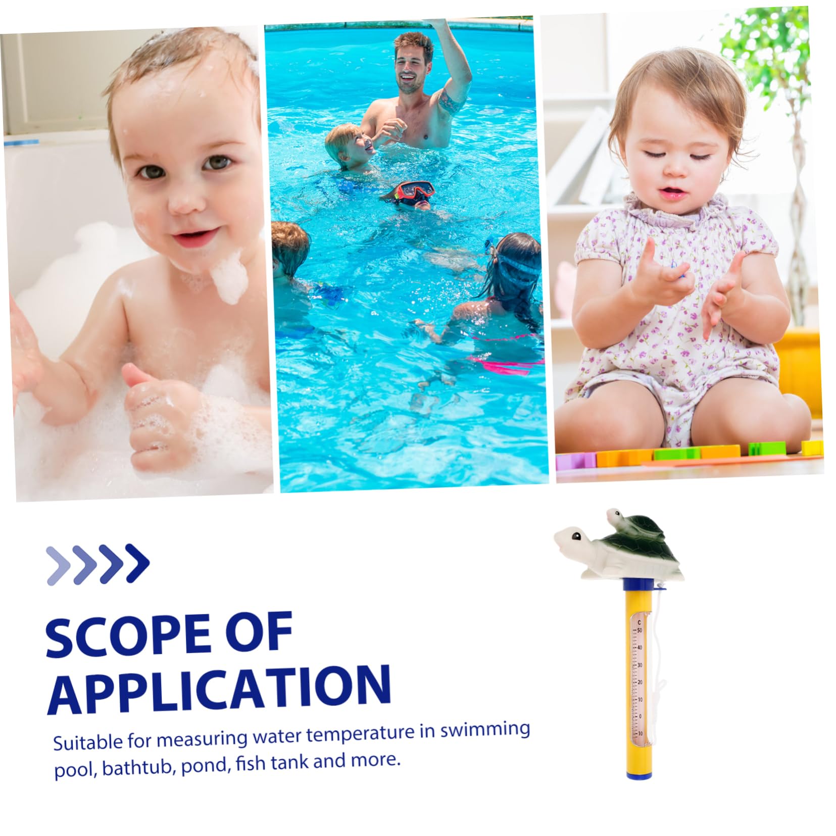 Mipcase 5pezzi Termometro Galleggiante Per Termometro Decorativo Per Spa e Vasche Idromassaggio Celsius e Fahrenheit Per e