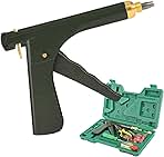 Tire Repair Kit With Plugs Mushroom Tire Plug Kit Tire Patch Kit Heavy Duty Professional Tubeless Tire Gun Puncture Kit for Tyre Punctures and Flats on Cars Motorcycles Trucks and Tractors (Green)