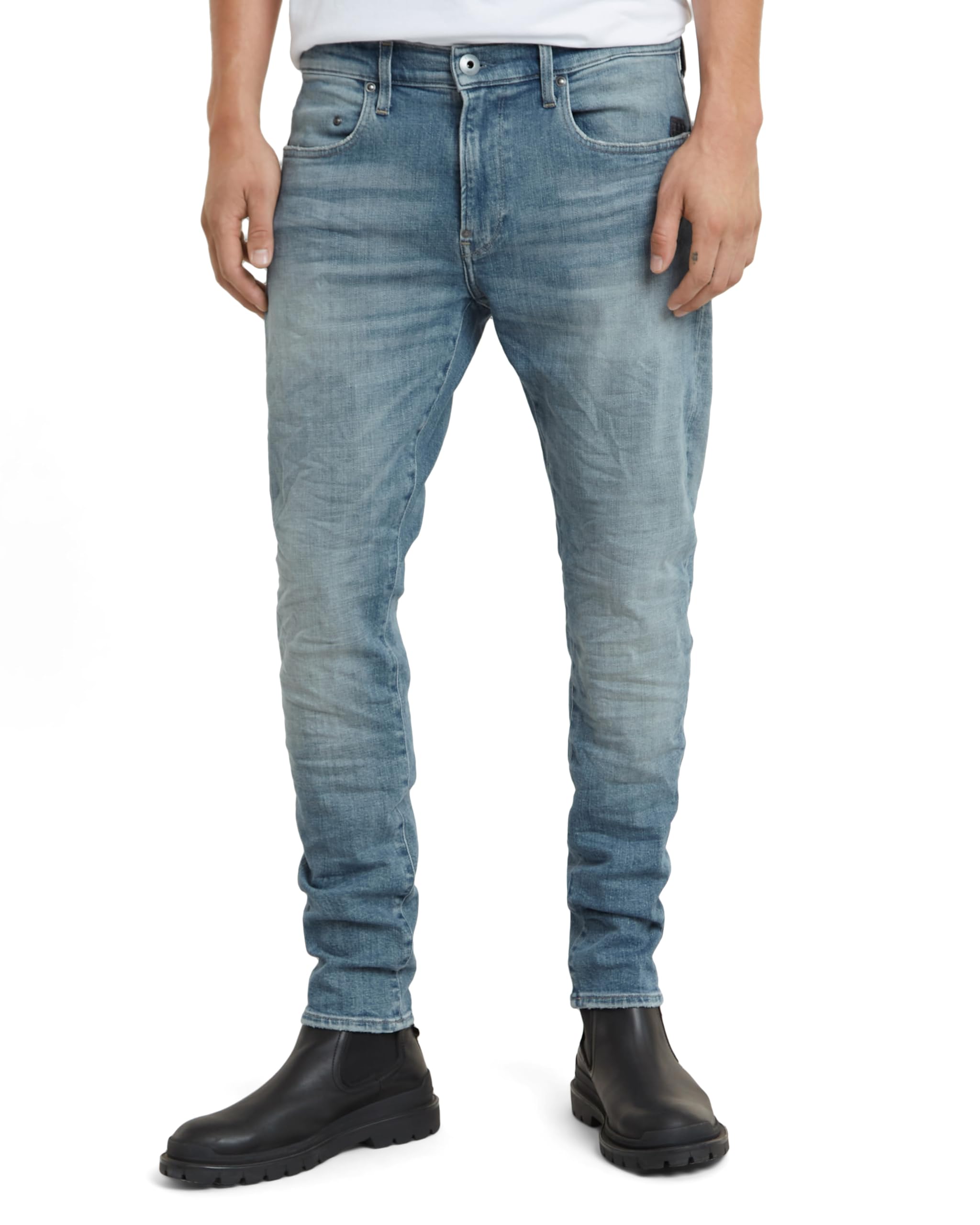 G-STAR Revend FWD Skinny Jeans Hombre, Azul (Sun Faded Biscay Blue D20071-d440-g345), 28W / 30L