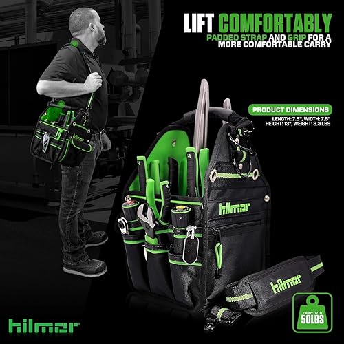 Miniatura 2 de hilmor Bolsa de mano HVACR con luz portátil y herramienta de corte de conductos