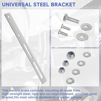 Trailer Brake Controller Mounting Bracket Kit Fits for Redarc Tow-Pro Elite