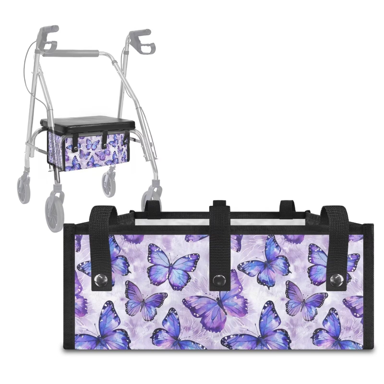 Walker Basket - Tropical Floral Under Seat Bag -10 Walker Basket - Tropical Floral Under Seat Bag -10