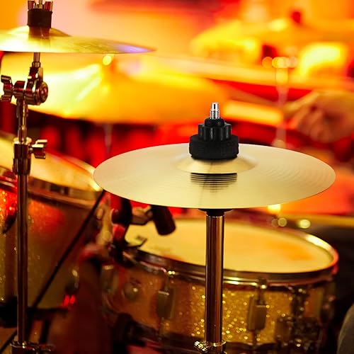 Miniatura 6 de 1 sombrero de platillo de latón, platillos Crash Drum Kit de platillos Paseo Platillos Tambor Percusión Robusto- Sombrero Platillo (8 pulgadas)