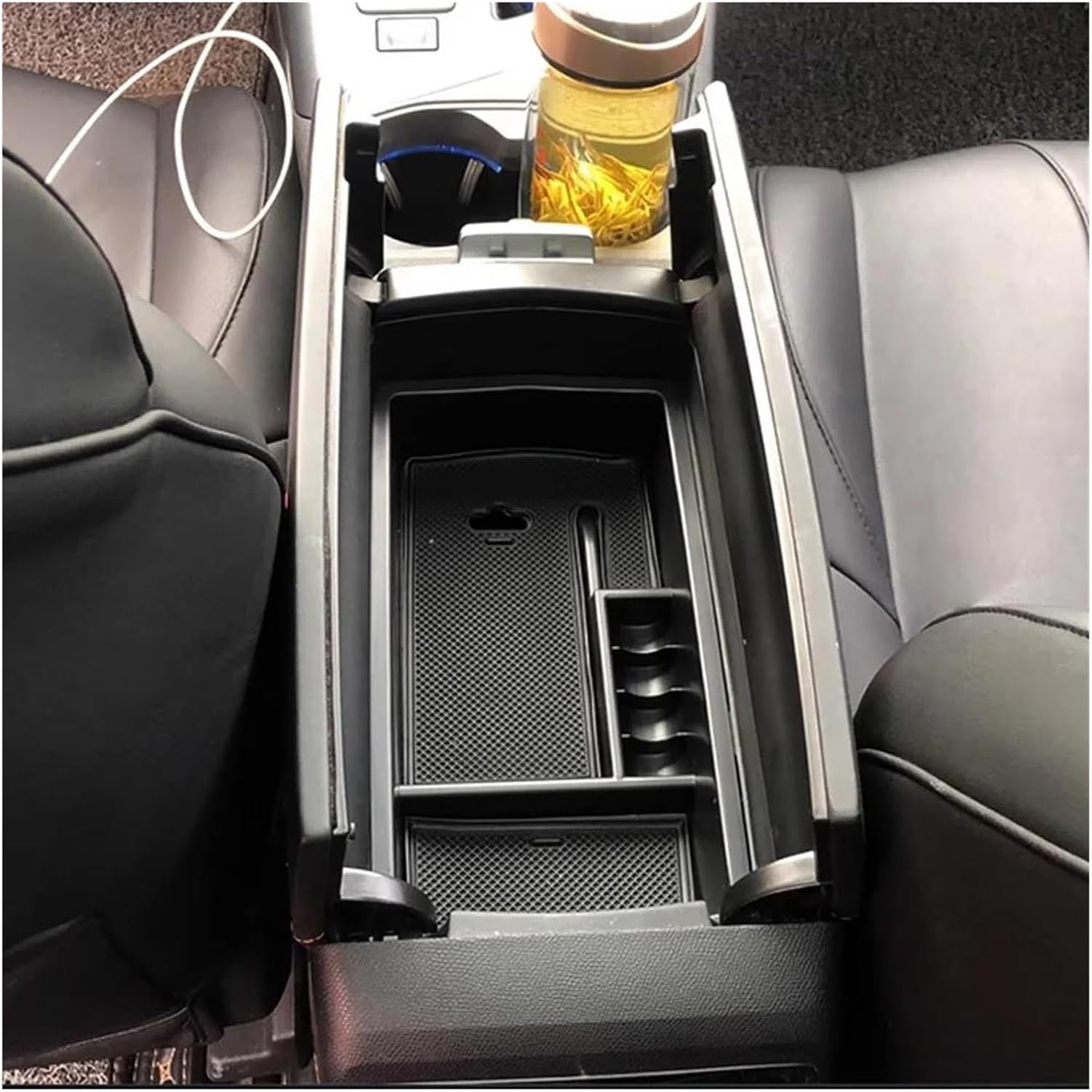 for 3008 3008GT 5008 2017-2020 Central Console Tray Container Organizer Car Armrest Storage Box Accessories image 4