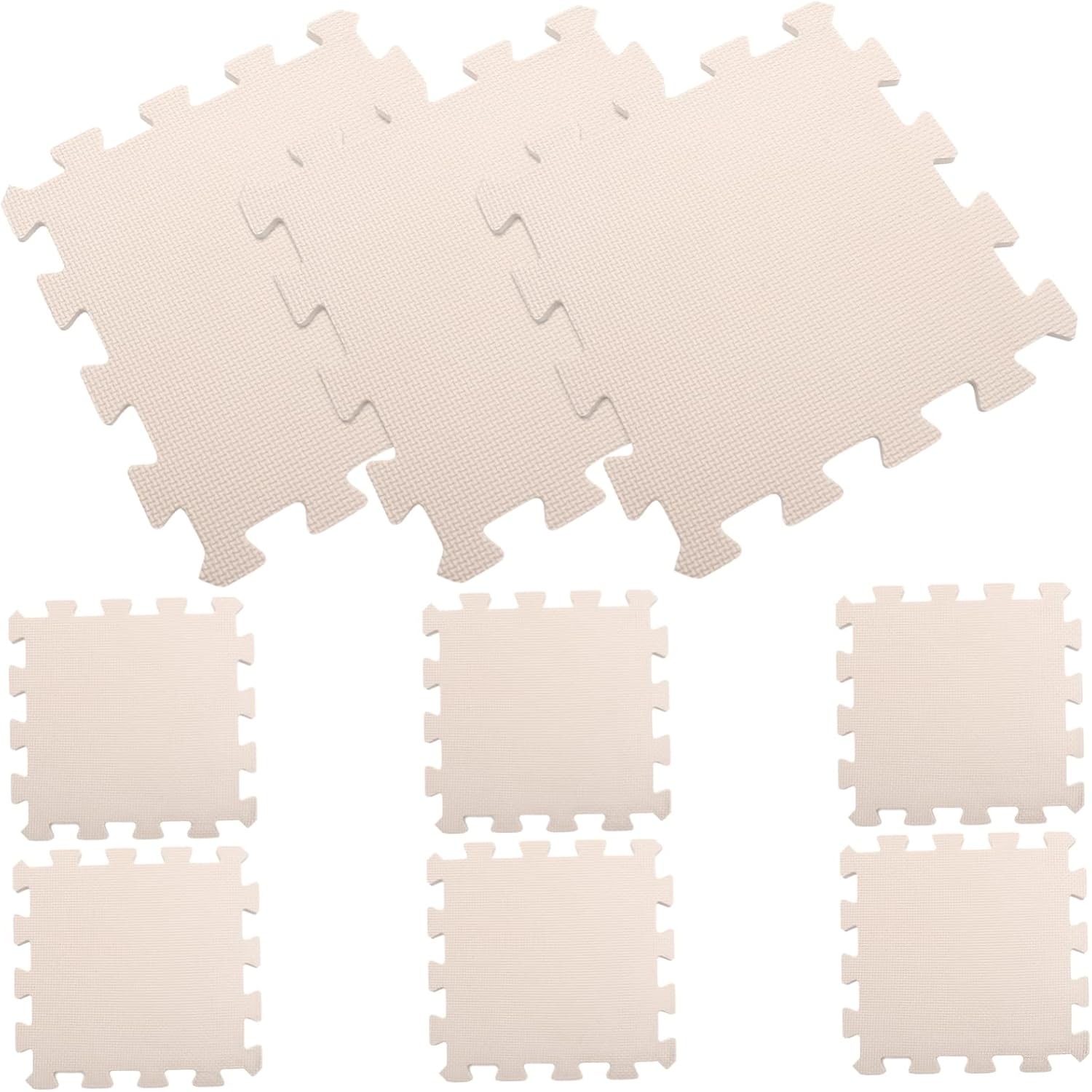 Uonlytech Portable Removable Foam Knitting Blocking Pad 9-Piece Multi-Use Crochet Board for Yarn Blocking and Crafting Supplies