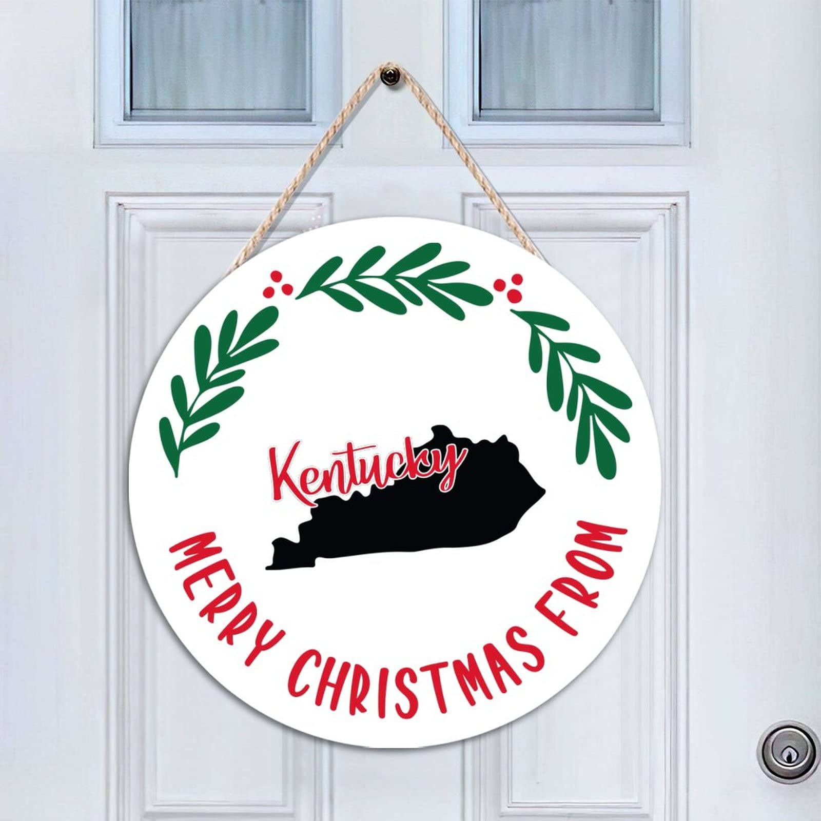 Panneau Merry Christmas from Kentucky pour célébrer la magie de Noël en famille