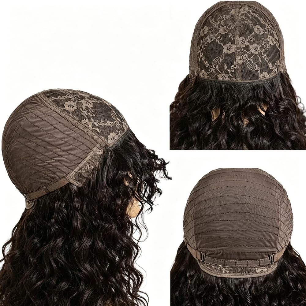 Accessori Parrucche Parrucche Bob Brasiliane Con Onda Del Corpo Con Capelli Neri Naturali Corti Senza Colla(1)