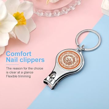 Pumpkin Wreath Pattern Nail Clippers Toenail Clipper Cutters Professional Nail Trimmer Nail Cuticle Cutter for Women Men