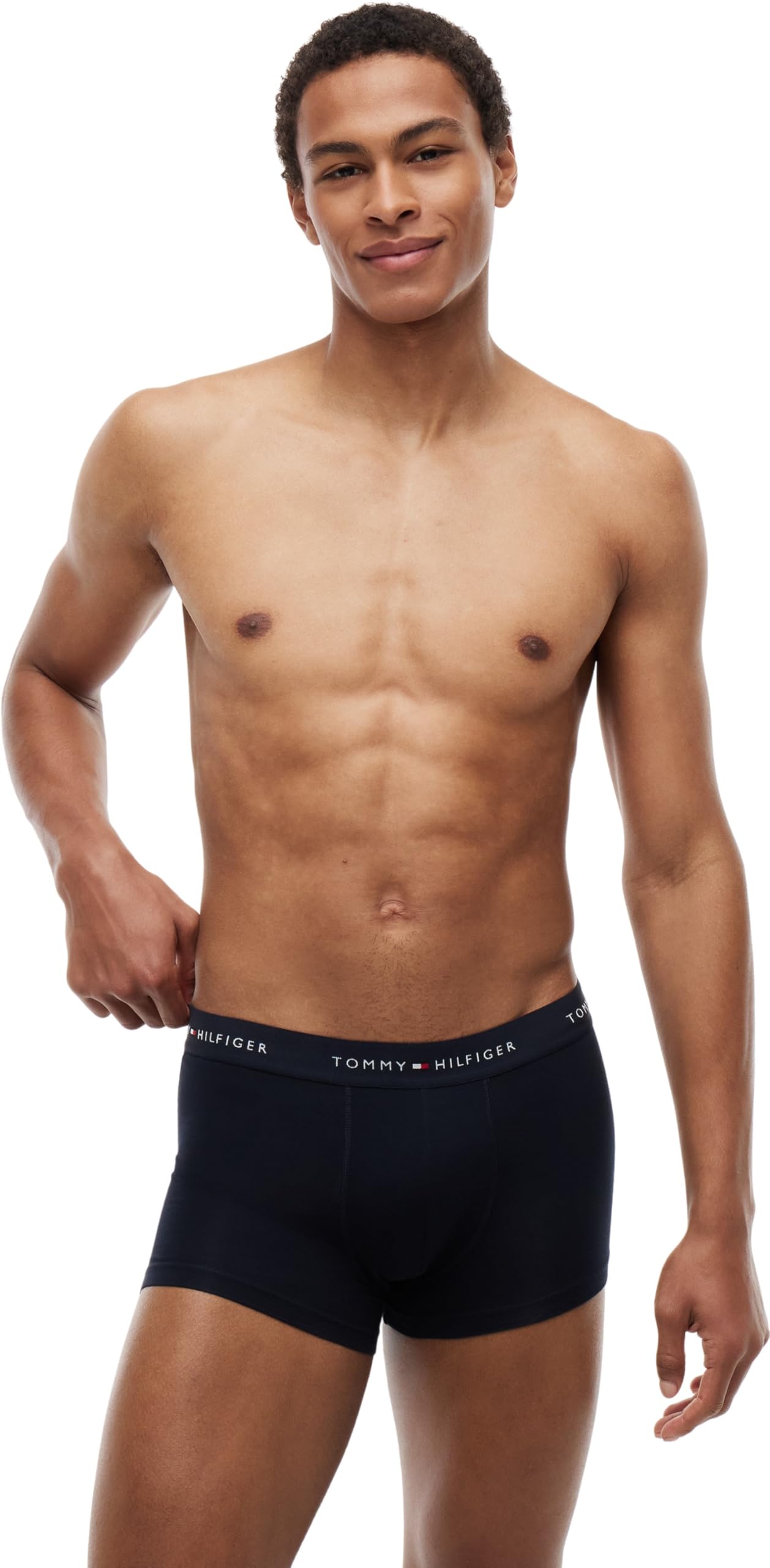 Tommy Hilfiger Męskie bokserki 3P Wb UM0UM02763, biały, L, Biały (Primary Red/White/Desert Sky), L