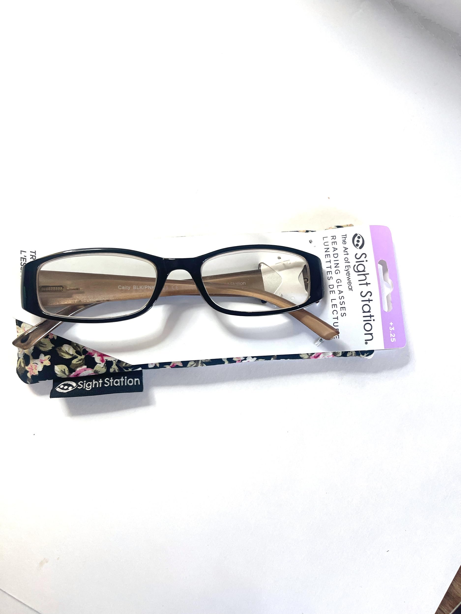 Foster Grant Sight Station Caity. Art of eyewear Reading Glasses 3.25, Brown