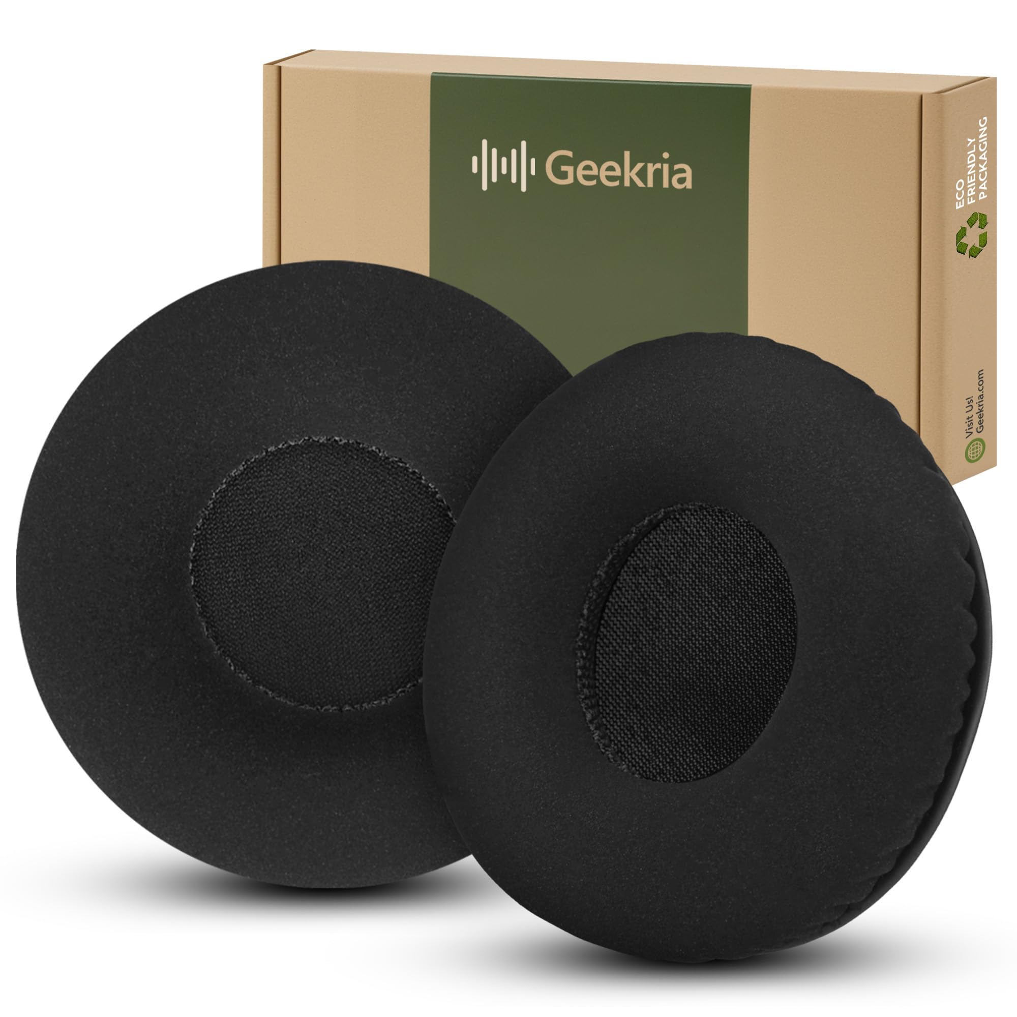 Geekria Comfort Laminated Fabric Replacement Ear Pads for Sennheiser Urbanite On-Ear Headphones (Not Compatible Sennheiser Urbanite XL), Repair Parts (Black)-image-33