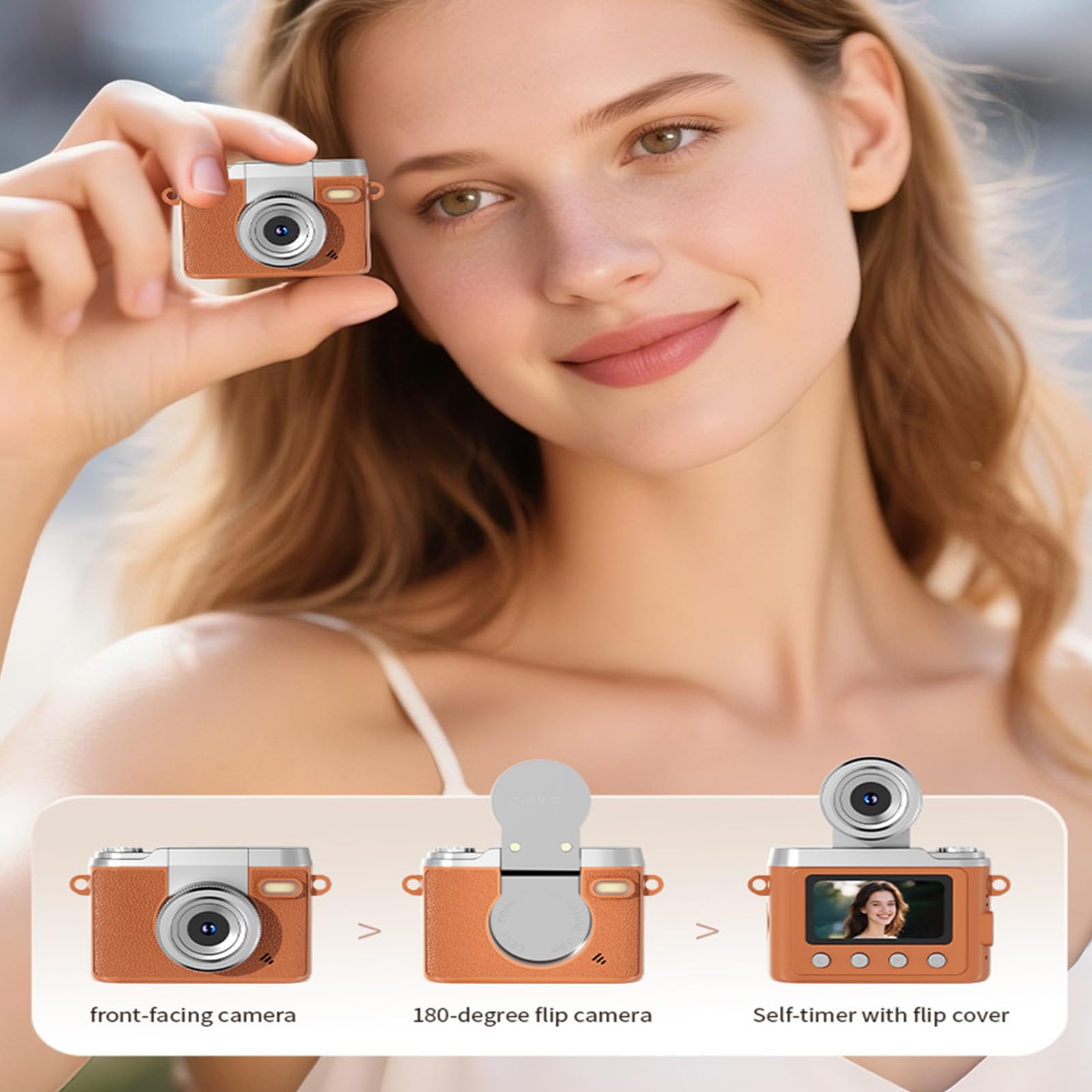 Archiviazione espandibile per fotocamera retrò con controllo manuale per fotografia creativa Fotocamera per esterni per uso esterno