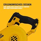 DEWALT 18V XR Compact Blower, Tool Only, DCV100-XJ, Battery Powered, Yellow/Black - 5