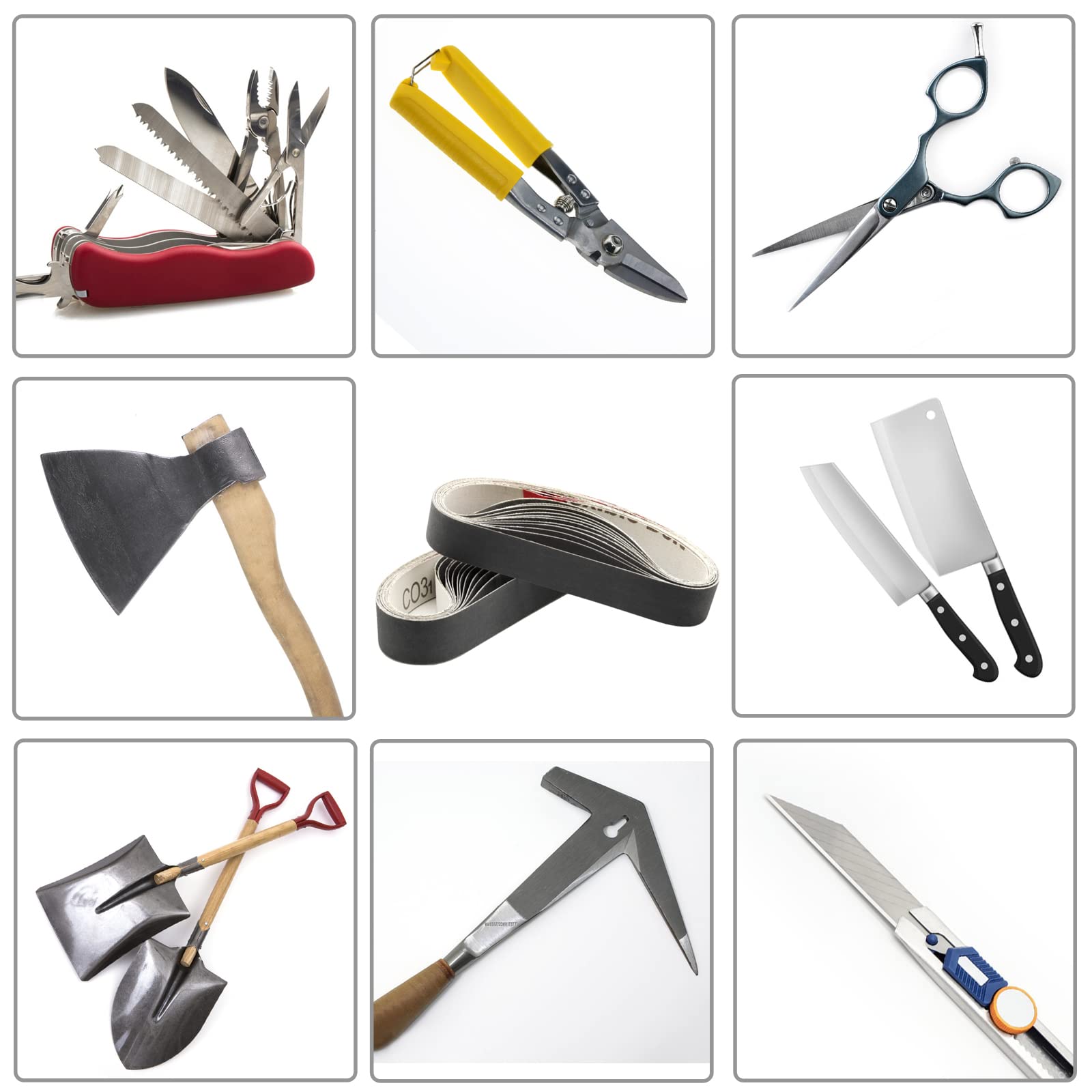 Aiguiseur Pour Couteau Lot De 24 Courroies D'affûtage à Grain Fin 800 De 1,27 X 30,5 Cm Pour Aiguiseur De Couteaux Et Outils Officiels (WSKTS & WSKTS-KT/ Mk.1 Et Mk.2 Work Sharp