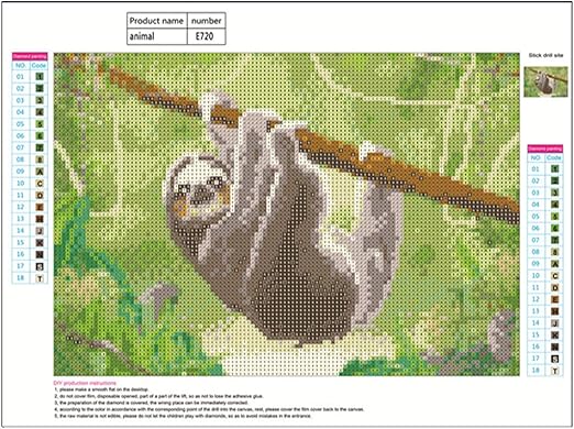 Amazon Co Jp 5d ダイヤモンドペインティング ズートピア ナマケモノ クリアランス 30 40cm フルドリル クロスステッチ キット アート クラフト ホーム 壁装飾 減圧おもちゃ 瞑想玩具 マルチカラー D ホビー