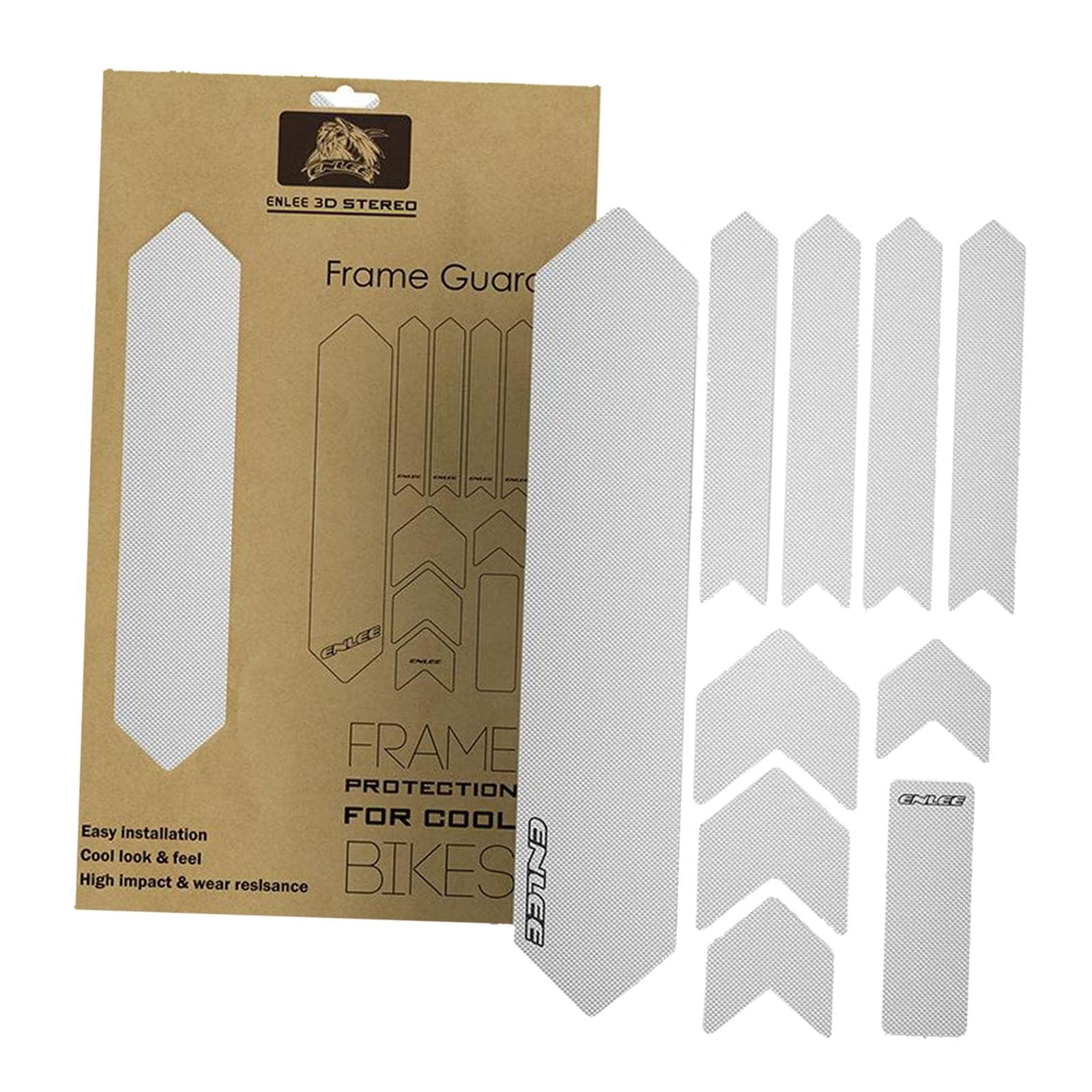 THE STYLE SUTRA® 2xBike Frame Protector Guard MTB Road Bicycle Sticker Decorative Tape Clear | Sporting Goods | Cycling | Bicycle Accessories | Decals Stickers-image-24