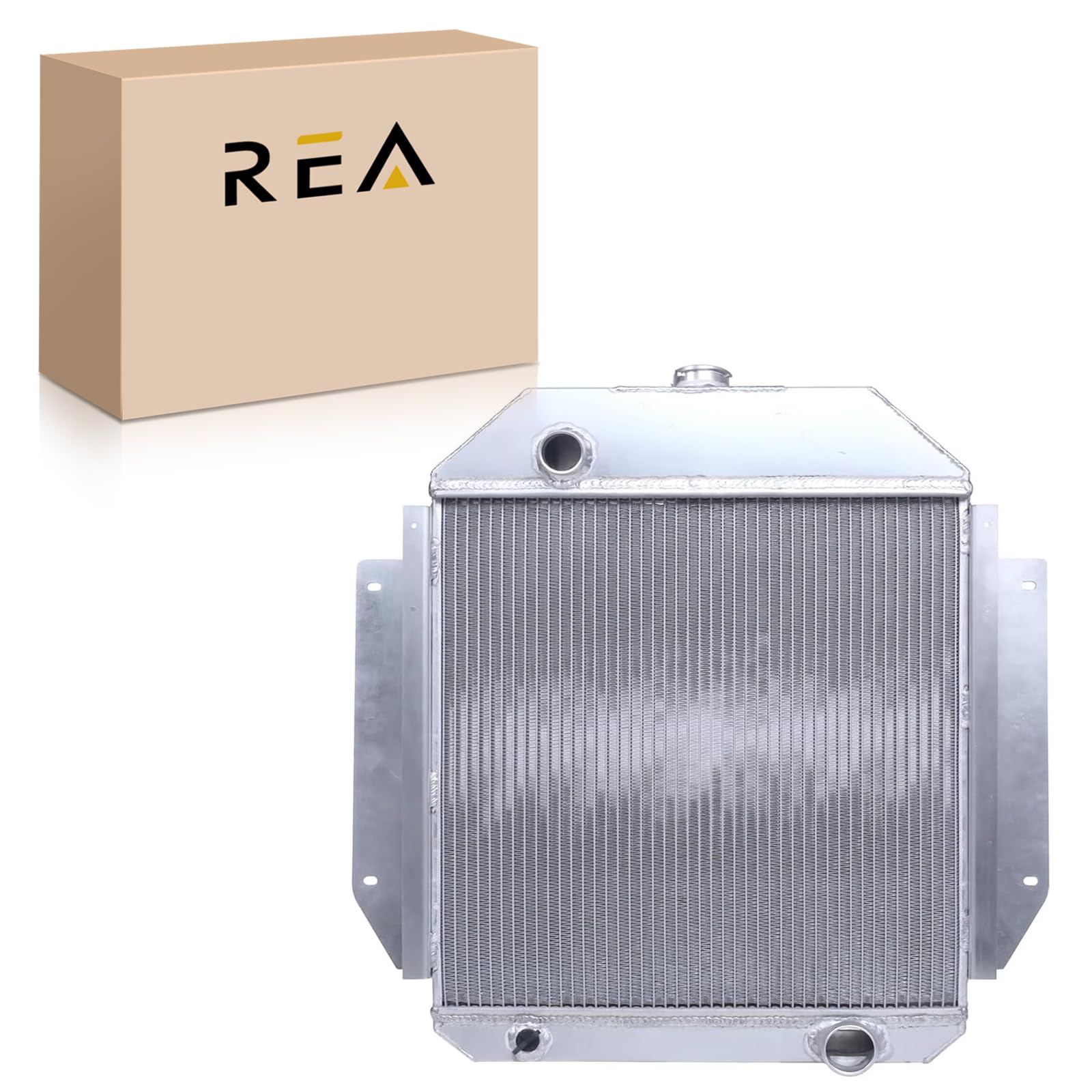 Engine Coolant Radiator Aluminum Compatible with Ford F-100 3.9L 4.9L 1967-1979，F-150 4.9L 1978-1979，F-250 3.9L 4.9L 1967-1979，F-350 3.9L 1967-1974,F-350 4.9L 1968-1971 1978-1979 C6TA8005AD