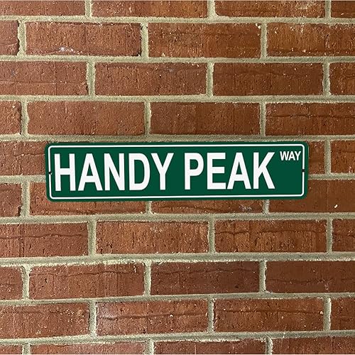 Miniatura 2 de Nevada Mountains Pick Your Mountain Compatiblerepuesto para Handy Peak United States Mountain aluminio metal metal estaño, decoración del hogar para