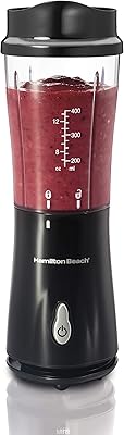 Hamilton Beach 51101B Personal Blender with Travel Lid, Black