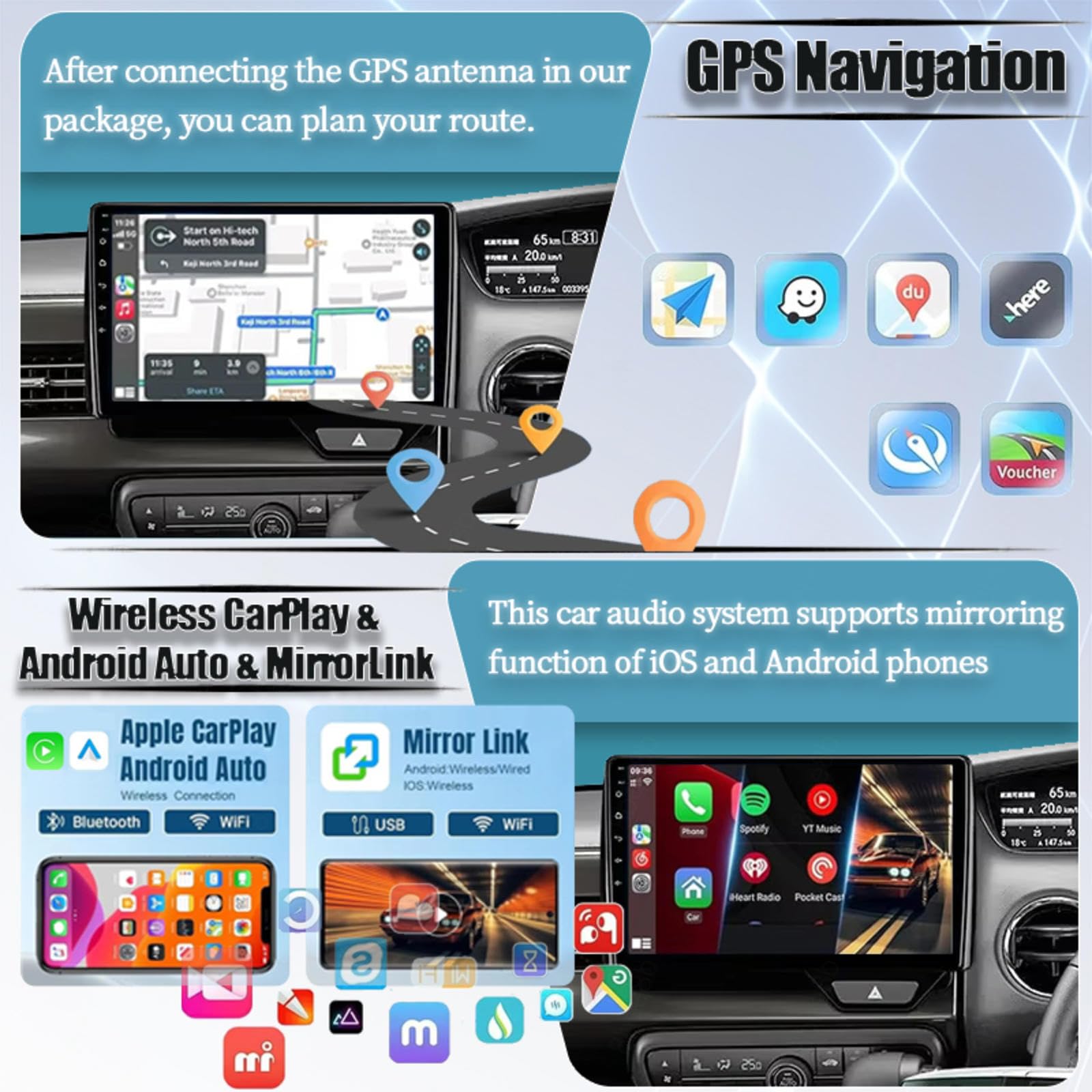 【即日発送】ホンダN-Box android navi 2011-2017 Amazon.co.jp: 適用 Honda N-BOX RHD 2017-2021 のAndroid 15搭載