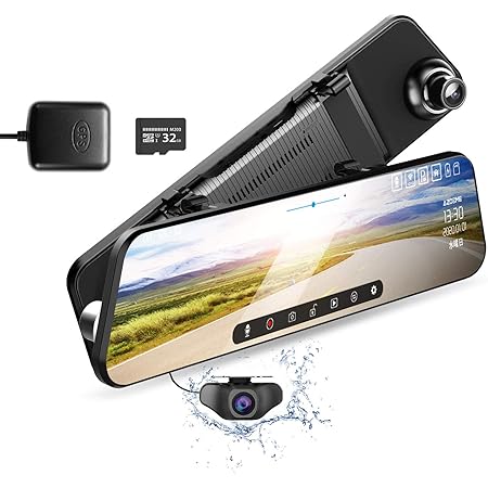 Amazon Co Jp Car Dvr Greshare Android 8 1 4g 11 66 Widescreen Cloud Mirror Streaming Media Dash Cam Navigation Voice Control Reverse Bluetooth Video Wifi Adas Gs150 Car Bike Products