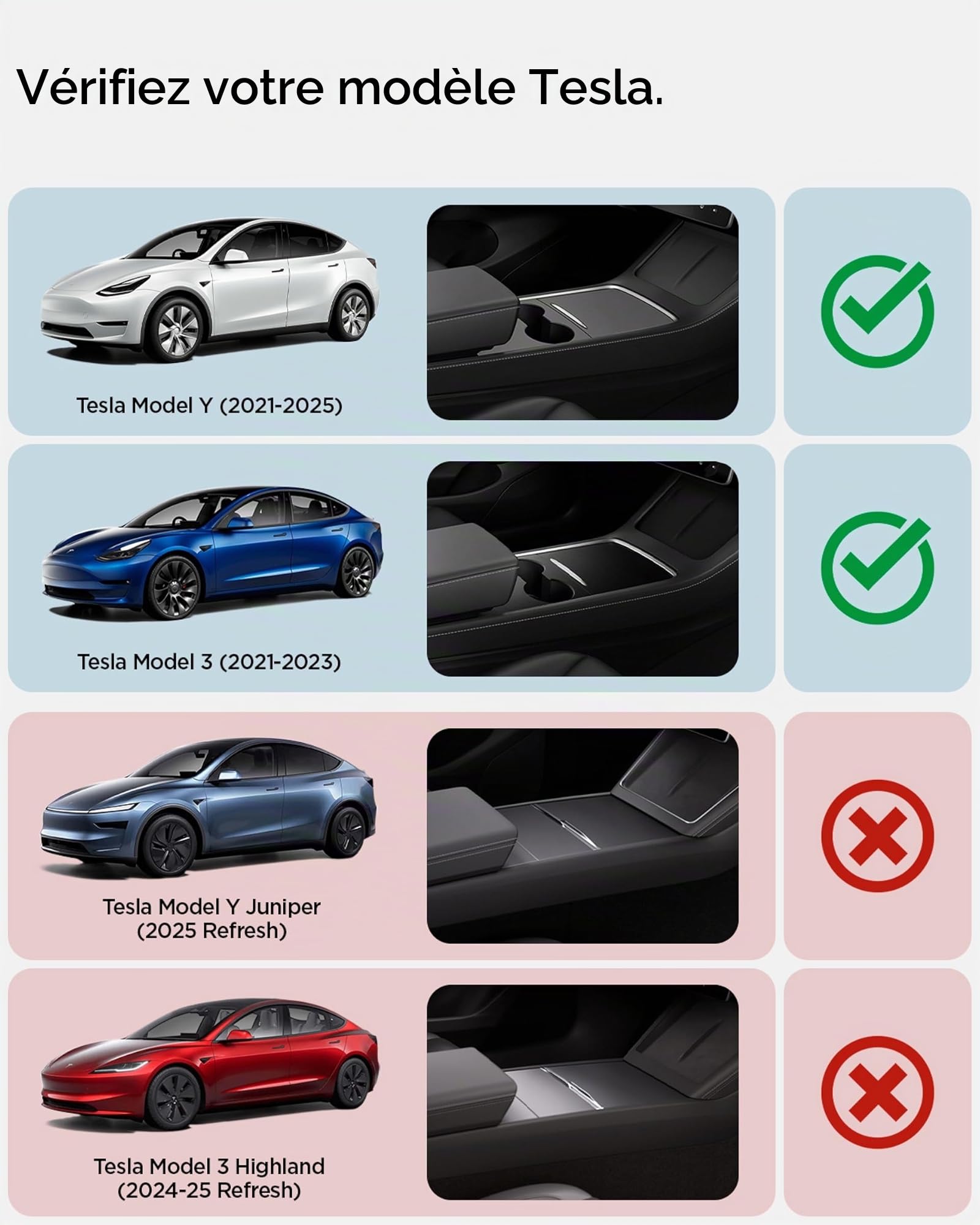 Spigen Tesla Model Y (~2024) et Model 3 (2021-2023) [Prise Confort] Insert de Porte-Gobelet (Jusqu'aux Gobelets Trenta) Compatible avec Accessoires Tesla - Édition Carbon