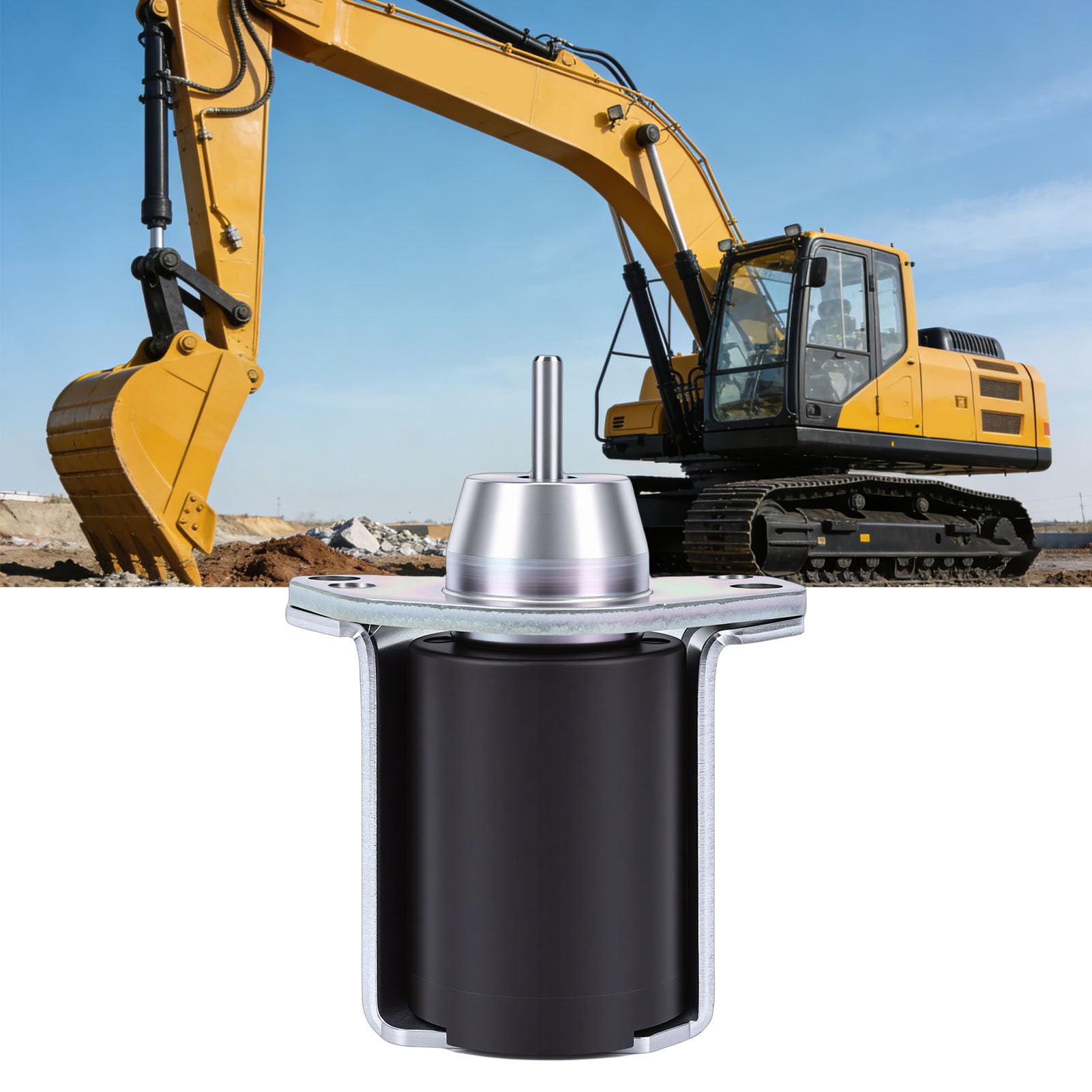 Fafeicy Électrovanne D'arrêt de Carburant 119233-77951, Remplacement du Solénoïde D'arrêt du Moteur pour Yanmar 3TNV76 VIO20 B30 12V