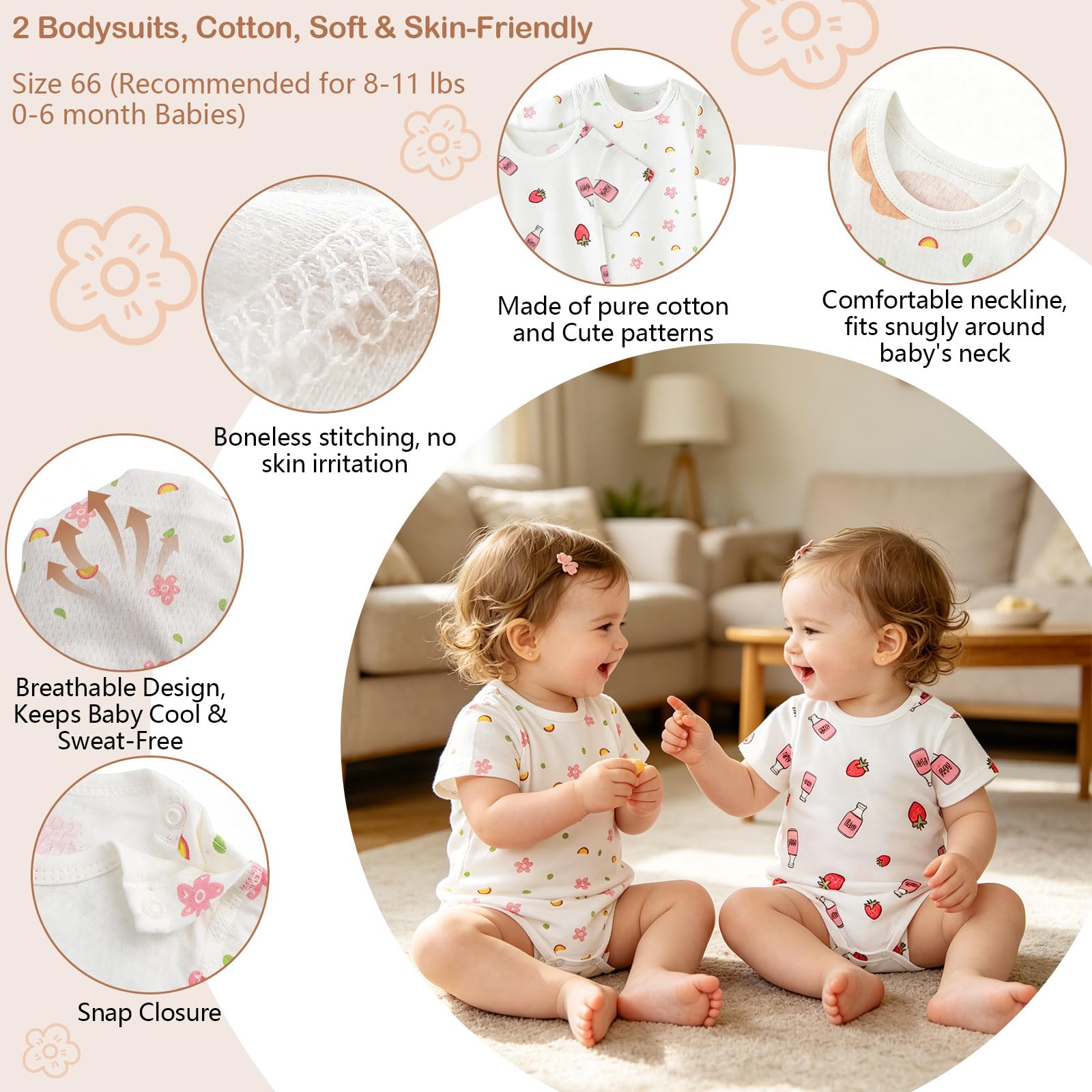 Cadeau Coffret Naissance Fille Garcon 11Pcs Coffret Cadeau Baby Shower Mixte avec Body Bavoirs Chaussettes Serviette Pièce Décision Cartes de Jalons Cadre Photo Cadeaux Nouveaux Parents Bébé