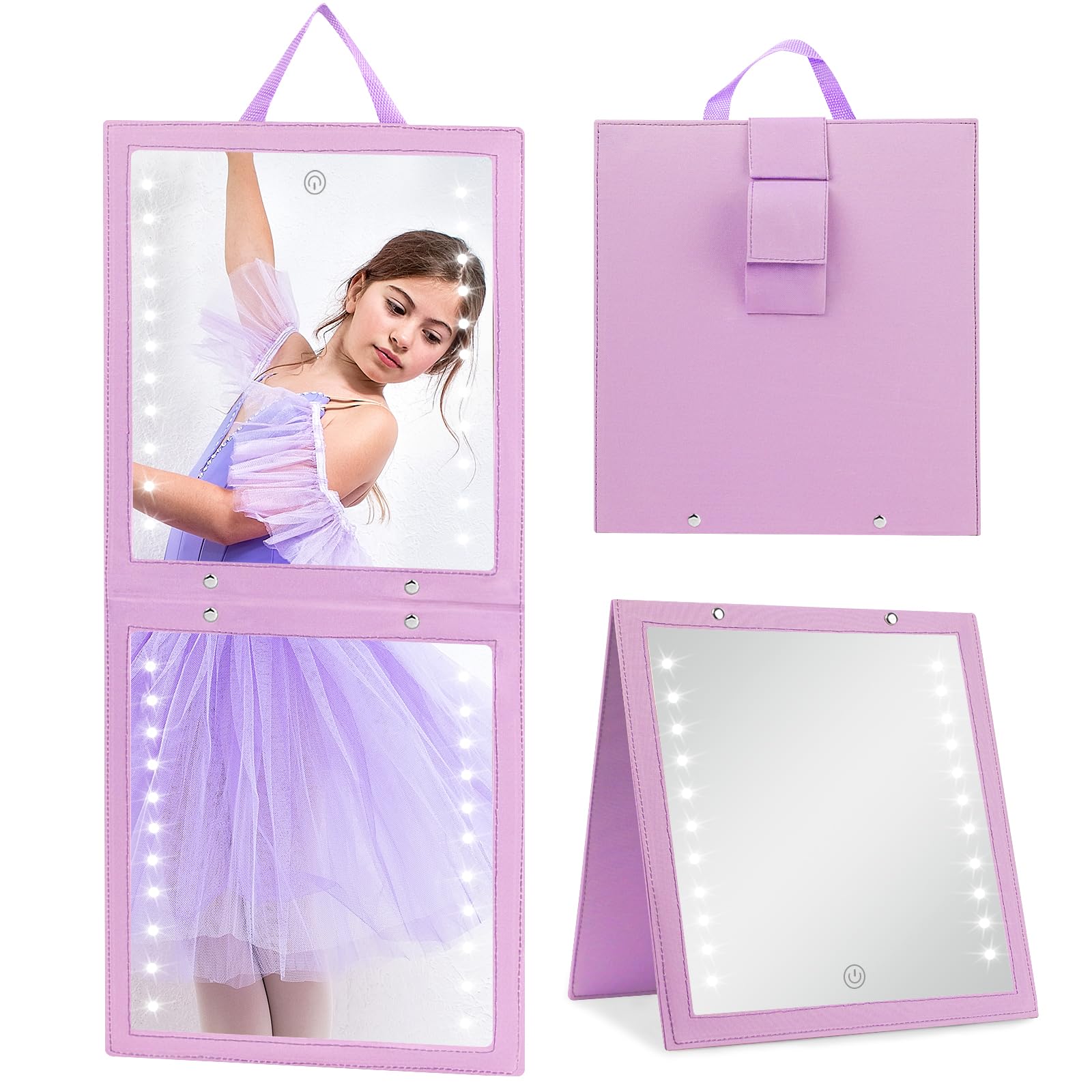 Amazon.com: Fabuday Lighted Hanging Mirror for Dance Backstage