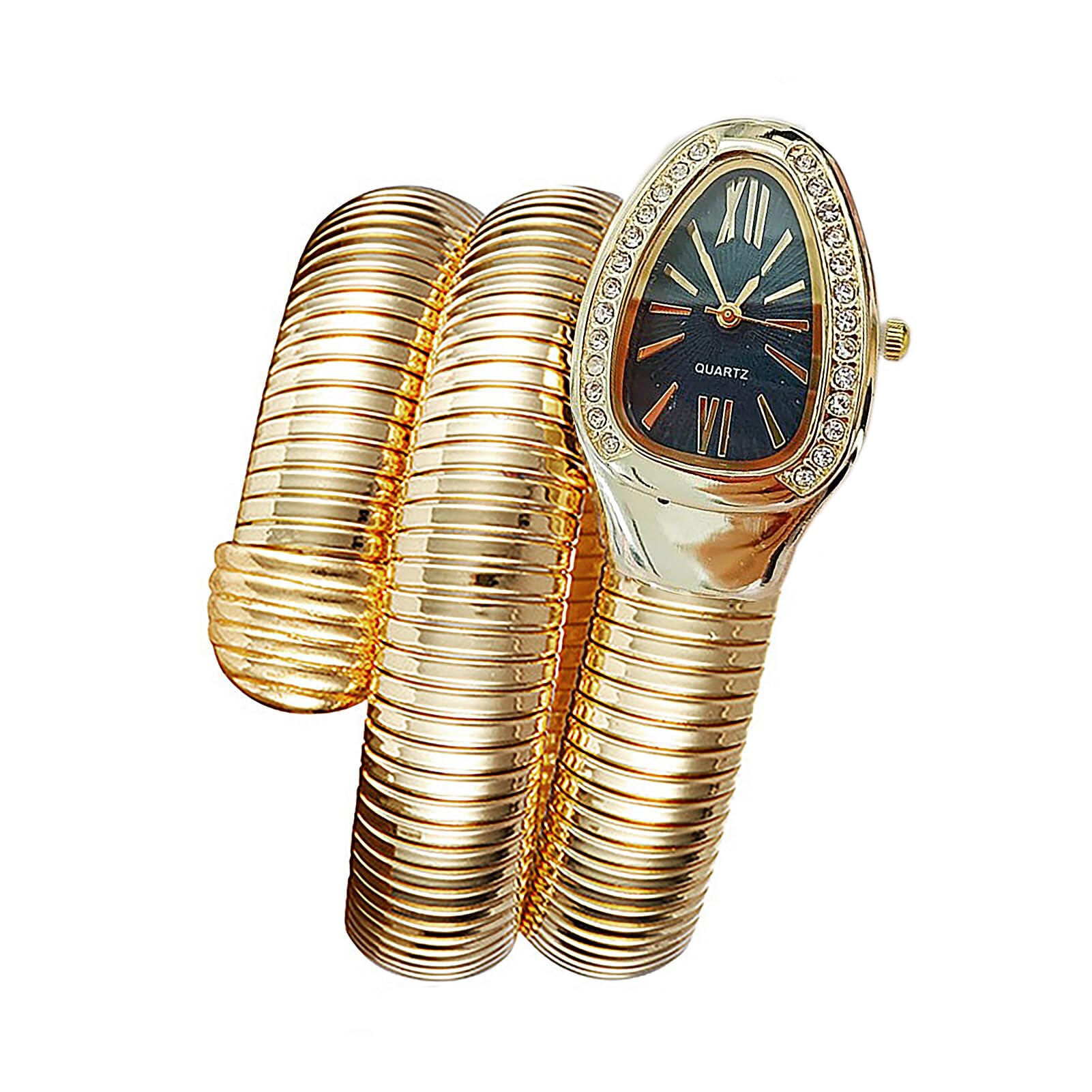 Relojes de serpiente para mujer, reloj de serpiente, relojes de pulsera con forma de serpiente, reloj de pulsera con forma de serpiente para mujer