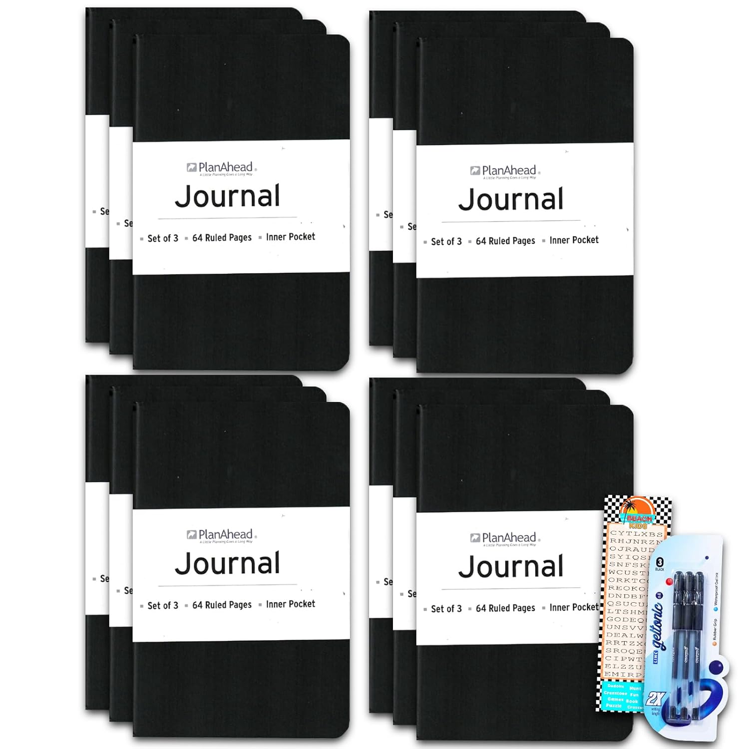 Graydon Hall Bulk Journal Notebooks Set Bundle with 12 Softbound