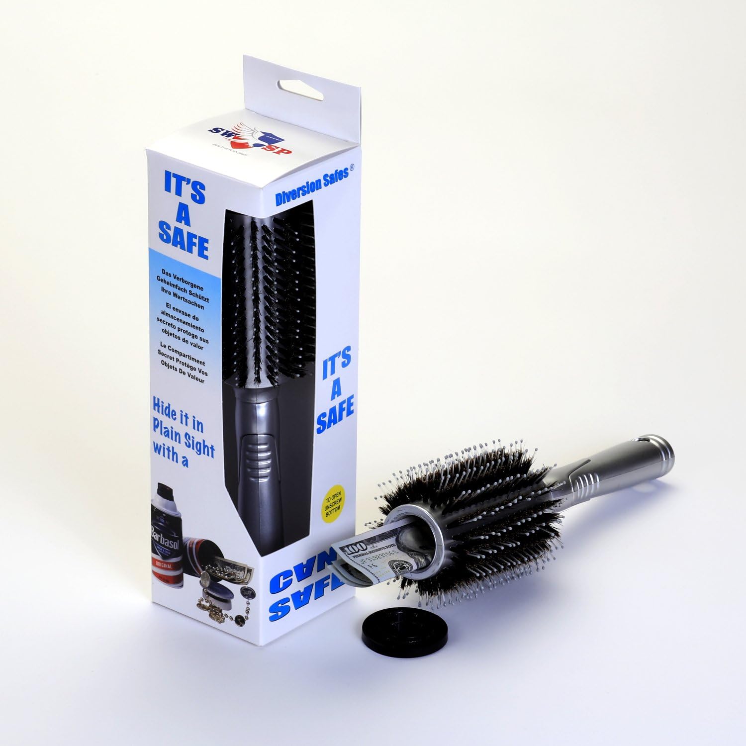 Southwest Specialty Products Silver 30011C Hair Brush Safe