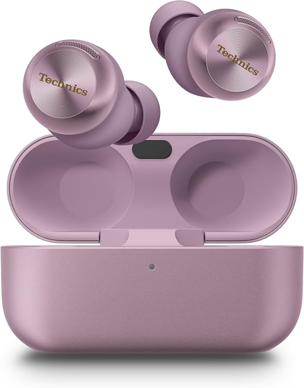 Reference Class HiFi Wireless Earbuds,Dolby Atmos with Head Tracking,Adaptive Noise Cancelling,3 Device Multipoint, 10-hr Battery,Wireless Charging Improved Fit -EAH-AZ100-V (Moonlight Lilac)