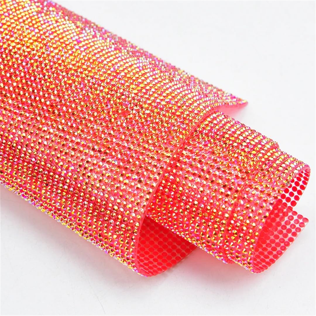 24X40cm Resina Strass Applique Foglio Ferro Su Mesh Trim Per Fai Da Te Abbigliamento Artigianato Gioielli E Decorazione Auto Oro Argento Strass Nastro