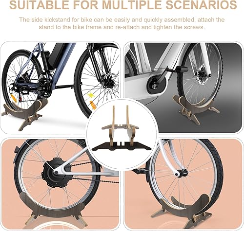 Miniatura 7 de BESPORTBLE Soporte de pie antideslizante para bicicleta para fácil instalación, diseño para uso