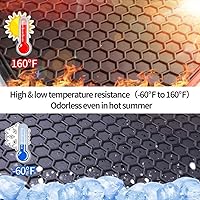 Vista 5 de Alfombrillas de coche para Honda Accord de 10ª generación 2018 2019 2020 2021 2022 ajuste personalizado, alfombrillas de goma negra completa