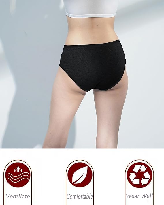 Boboking Teen Girls Underwear Cotton Brief Panties 8 pack