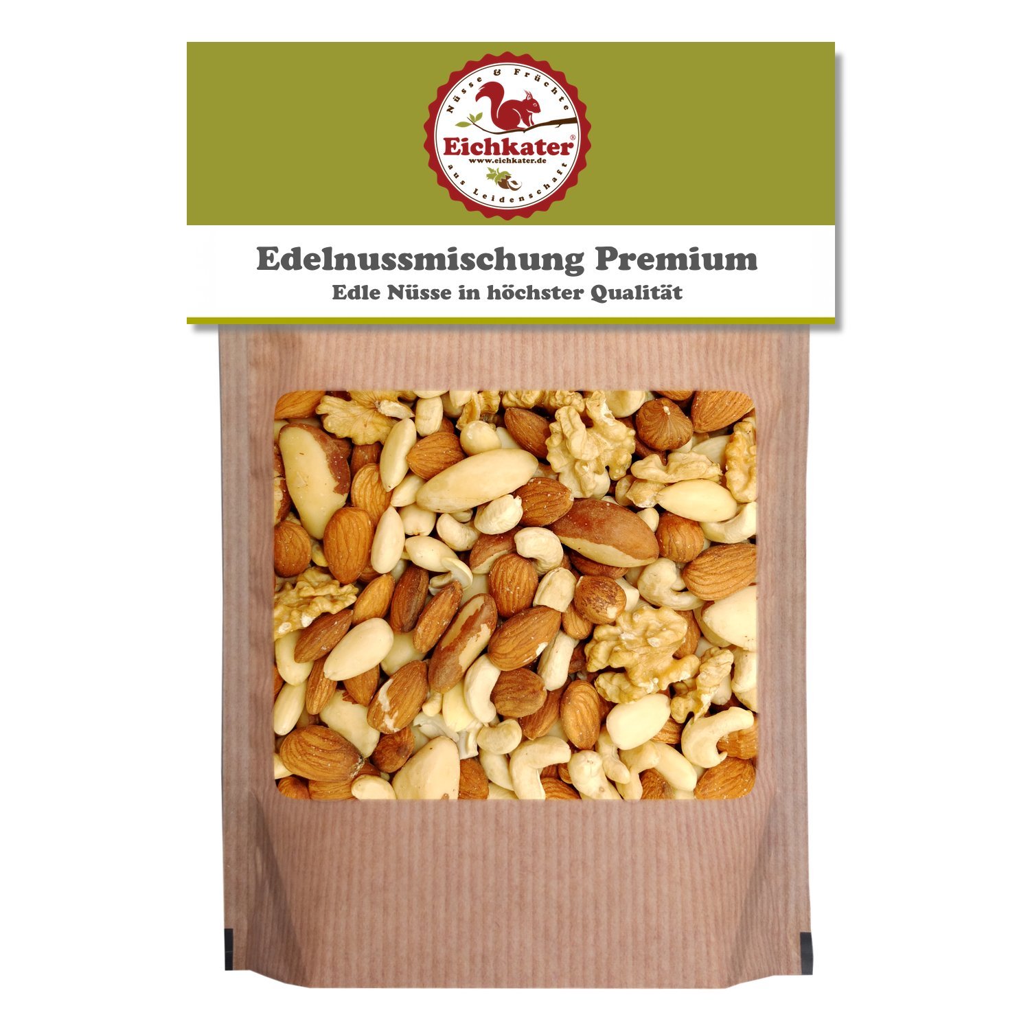 Eichkater Edelnussmischung / Edle Nussmischung Premium Premium 6er-Pack (6x1000g)