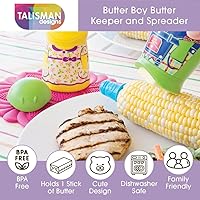 Vista 3 de Talisman Designs niño mantequilla, para untar manteca., verde (Boy, Green)