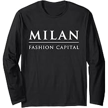 Milan Fashion Capital Long Sleeve T-Shirt