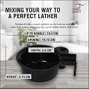 Pearl Shaving Grooming Bowl, Smooth Luxury Shaving Mug for Shave Cream Gel & Soap, Shaving Cup with Razor & Brush Holder, Durable Wet Shaving Lathering Bowl Kit for Men Fatehr Day Gift Option gallery image