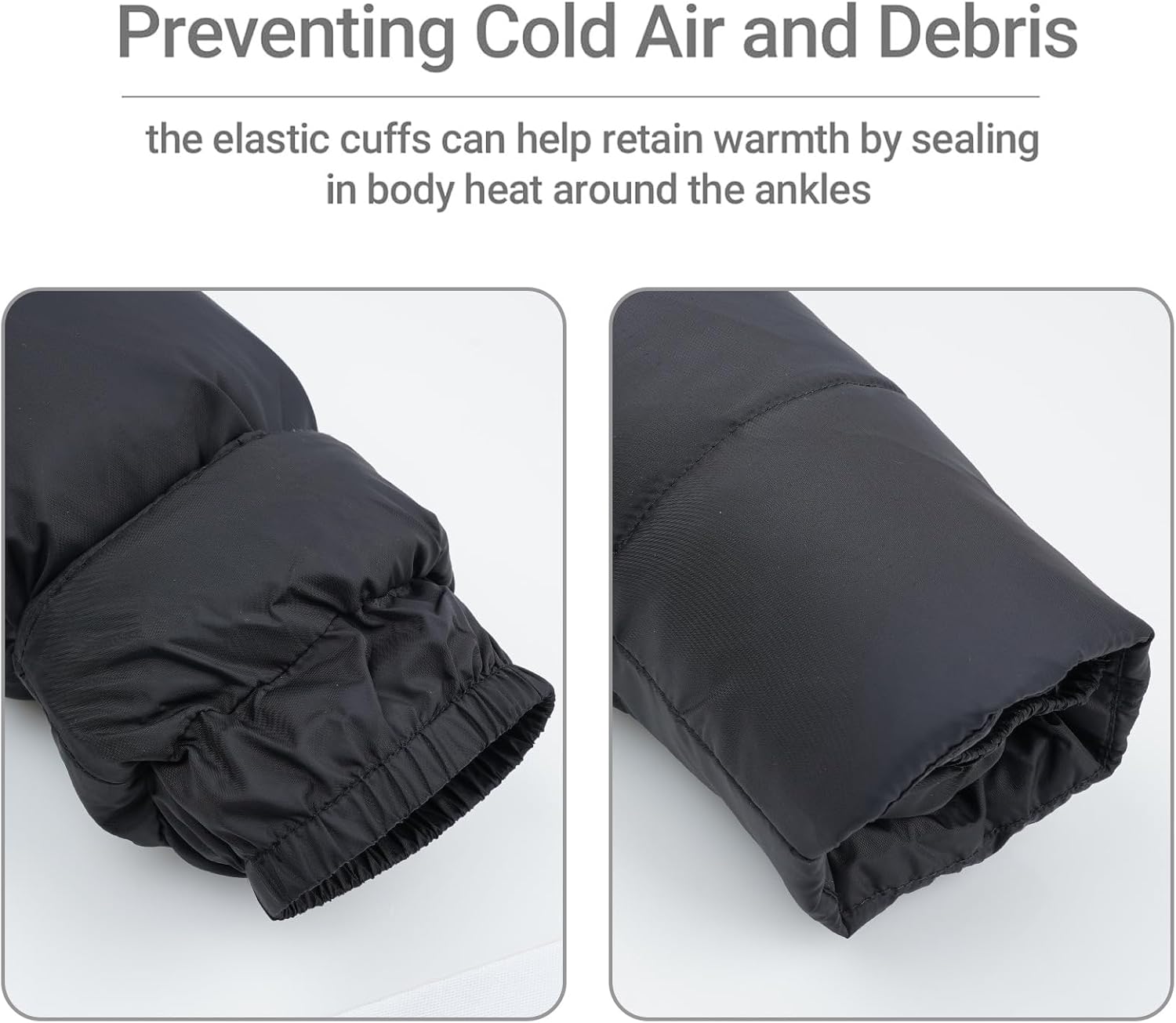 JiAmy Kids 2 Piece Snowsuit Set Girl Winter Hooded Puffer Jacket & Snow Bib Pants Boy Ski Suits Ultralight Outfit - Image 4