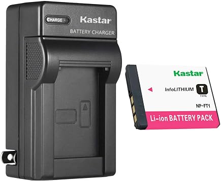 Kastar Battery and AC Wall Charger Replacement for Sony NP-FT1, Type T Battery, C-CS3, BC-TR1 Charger, Cyber-Shot DSC-T10/W, DSC-T11, DSC-T33 Cameras